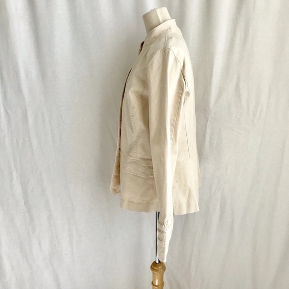 Lauren Ralph Lauren Women’s Green Label Cream Light Jacket Blazer Size 14 - Picture 5 of 10